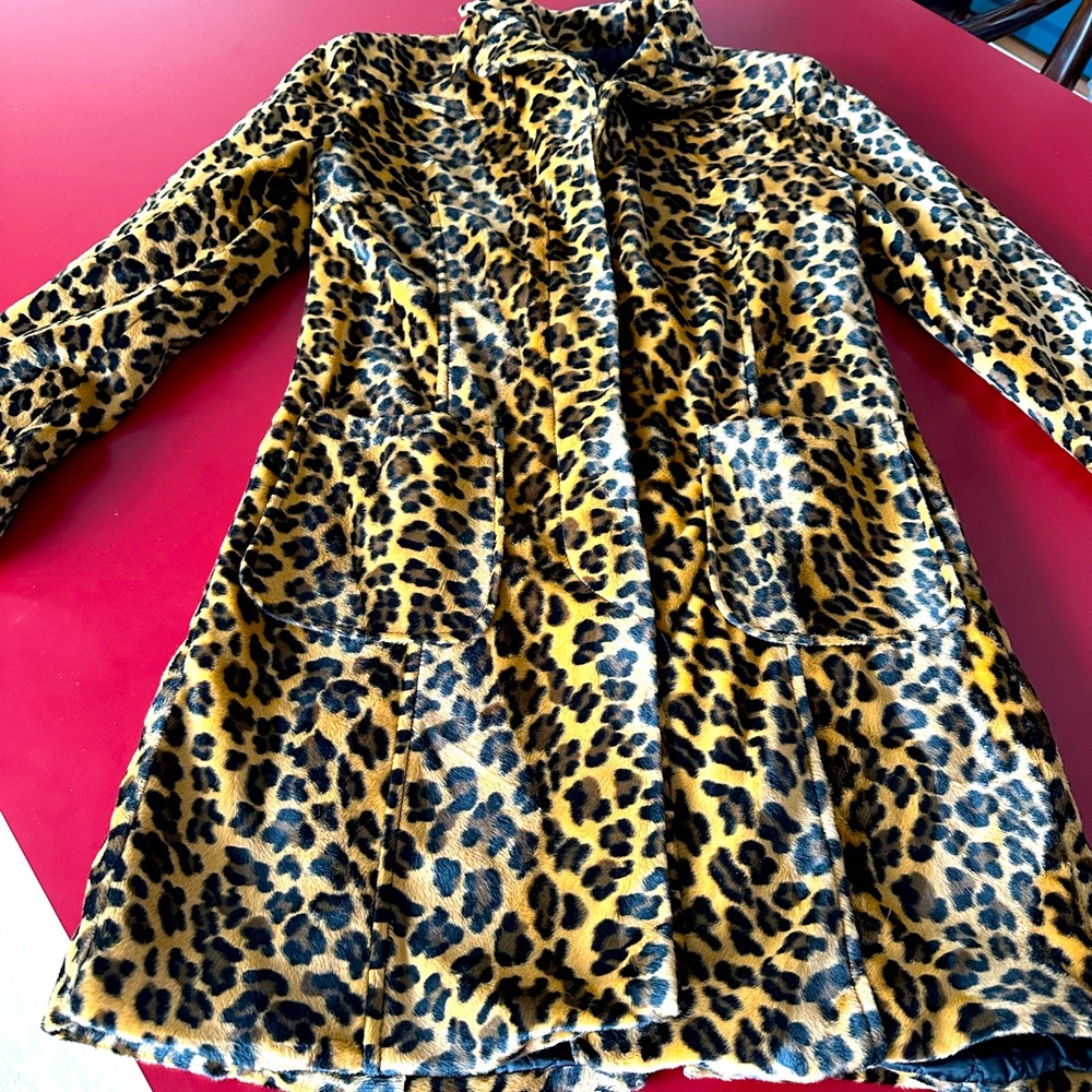 Leopard DOLLHOUSE Outweqr Coat. New
